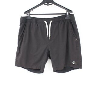 Vuori Shorts mens 38 Kore Active Athletic Running Gym Workout V302 black lined